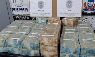 Polícia apreende mais de R$ 4,5 milhões dentro de avião após voo forçado em mata 