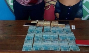 Casal é detido suspeito de usar notas falsas em comércios no Amazonas 