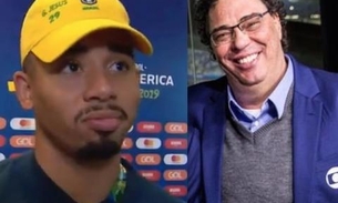 Gabriel Jesus desmente Casagrande e expõe climão ao vivo