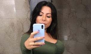 Esposa de Thammy Miranda mostra barriguinha aos 3 meses de gravidez