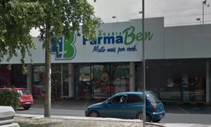 Bandido invade e rouba drogaria Farmabem em Manaus