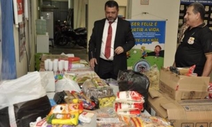 Polícia Civil arrecada doações para vítimas de enchente no Amazonas