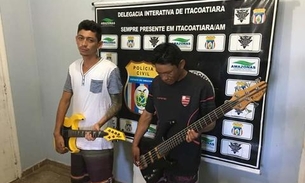 No Amazonas, dupla é presa suspeita de invadir igreja e roubar instrumentos musicais