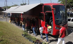 Doação de sangue leva mais de 300 pessoas à sede da Prefeitura de Manaus