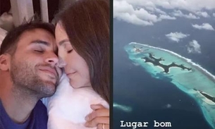 Ivete Sangalo mostra chamego com marido: ‘lugar bom pra fazer mais menino’