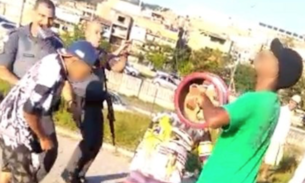  PM agride menino com tapa no rosto por causa de pipa