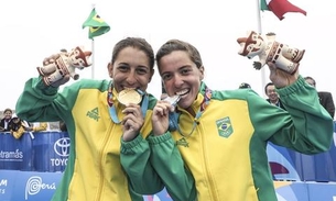 Brasil conquista ouros no triatlo e na patinação artística no Pan de Lima