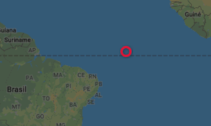 Terremoto é registrado no Atlântico, próximo a costa do nordeste brasileiro