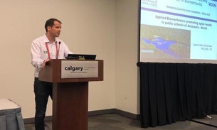 Professor da UEA é premiado em competição sobre biomecânica no Canadá