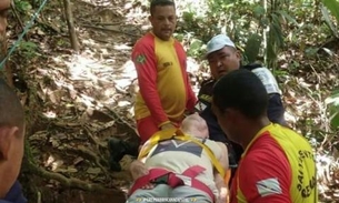 Turista é resgatado após sofrer acidente durante visita a caverna no Amazonas 