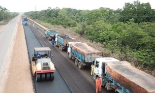Obras de infraestrutura avançam na rodovia AM-070
