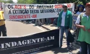 Agentes de endemias protestam contra extinção da categoria no Amazonas