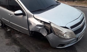 Homem bate carro ao sofrer ataque de epilepsia ao volante em Manaus