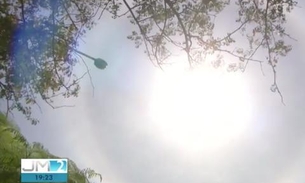 Círculo 'estranho' no céu chama atenção de moradores no Maranhão