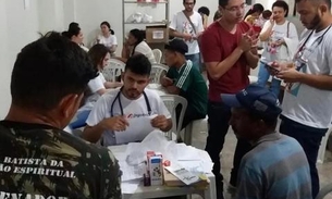 Refugiados venezuelanos recebem serviços de saúde na Rodoviária de Manaus
