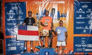 Amazonense é vice-campeão em circuito brasileiro de SUP