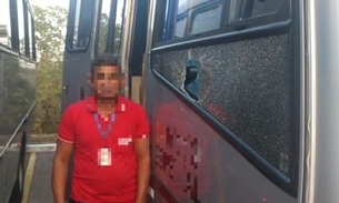 Criminosos apedrejam rota do Distrito e assaltam trabalhadores em Manaus