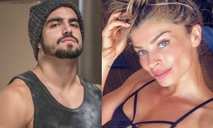 Grazi Massafera e Caio Castro trocam beijos em festa de Luciano Huck