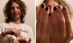 Lucas Jagger revela ter coleção de esmaltes: 'pinto uma de cada cor'