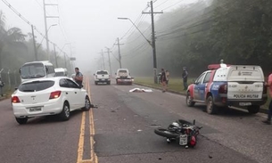 Jovem de 18 anos morre ao ser arremessado de moto após colisão violenta em Manaus