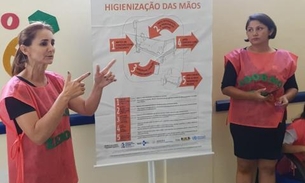 Campanha da FCecon faz conscientização de profissionais de saúde em Manaus