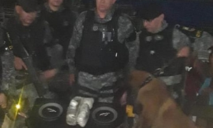 Em Manaus, polícia encontra caixa de som recheada de drogas em camarote de barco