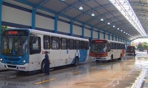 Transporte coletivo em Manaus está com frota reduzida nesta segunda-feira 