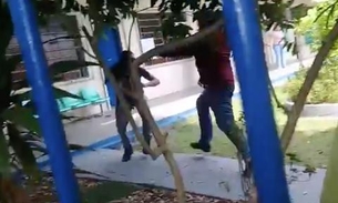 Professor é agredido por pai de aluno em escola pública em Manaus