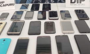 Polícia recupera mais de 20 celulares roubados no Amazonas 