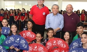 Em Manaus, Maurício de Sousa elogia escola bilíngue e fala sobre porquê Magali não engorda