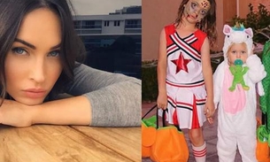 Megan Fox encoraja filho a ir para escola usando vestido 