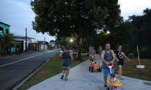 Em Manaus, nova praça é entregue no conjunto Jardim Versalles