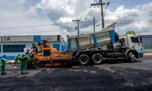 Mais de 600 ruas serão recapeadas em Manaus