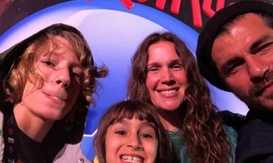 Em rara aparição com família, Thiago Lacerda curte noite de metal no Rock in Rio