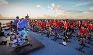 Experience Day terá aula de spinning, dança e yoga durante passeio pelo Rio Negro