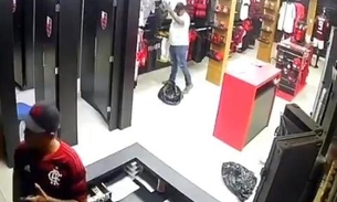 Após roubo em loja do flamengo, assaltantes comemoram em rede social: “Pegou a visão?
