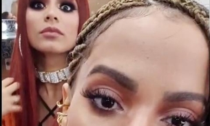 Pai de Anitta e mãe de Lexa quase se beijam em gravação