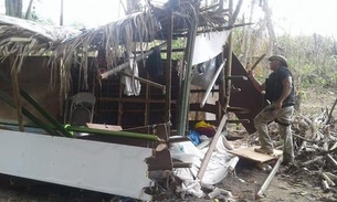 Polícia Militar faz retirada de invasão em área verde do Viver Melhor 1 em Manaus