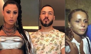 Na frente de Gracyanne, Belo elogia a ex, Viviane Araújo