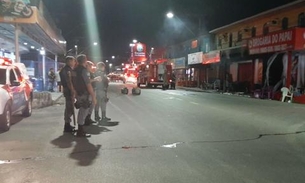 Em Manaus, incêndio em lanchonete deixa vítimas e perda total no imóvel