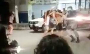 Vídeo: Veja momentos em que vítimas de lanchonete em chamas são socorridas em Manaus 