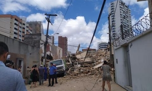 Desabamento de prédio deixa 1 morto e 2 feridos em Fortaleza, dizem bombeiros