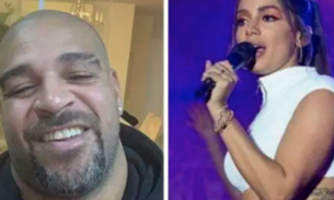 Adriano Imperador posta foto de filha com Anitta após pedir ingressos da cantora 