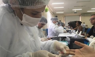 Ação da Fundação de Medicina Tropical realiza 250 testes rápidos para sífilis em Manaus