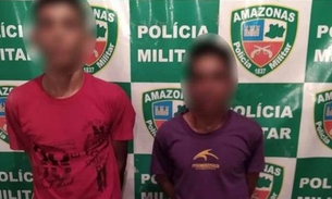 Dupla é presa suspeita de roubar drogaria e fazer clientes reféns em Manaus