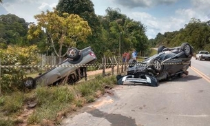 Seis pessoas ficam feridas após grave acidente na AM-010