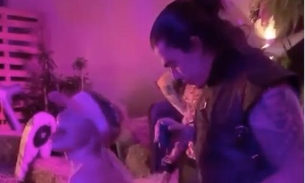 Luisa Sonza rebola freneticamente para Whindersson Nunes em festa