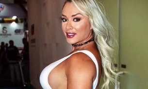 Juju Salimeni leva maiô cavado ao limite e ostenta bumbum gigante