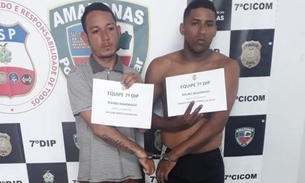 Dupla é presa e menor que atirou em frentista durante assalto é apreendido em Manaus