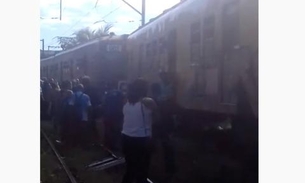 Trens batem de frente e deixam dezenas de feridos em Salvador; veja vídeos